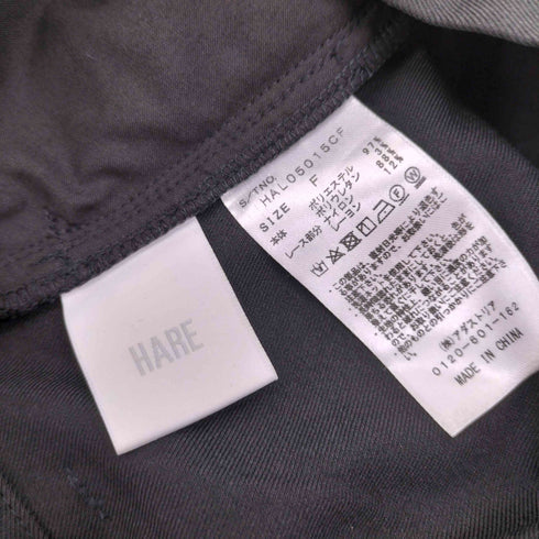 ハレ HARE 24AW アシメレースレイヤーライクパンツ レディース FREE