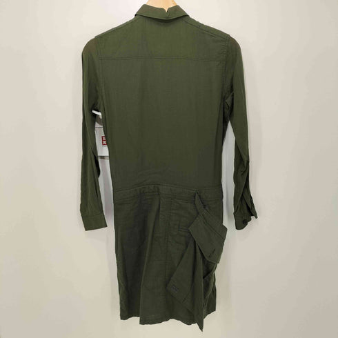 ジースターロー G-STAR RAW ミリタリ L/S シャツワンピース レディース XXS
