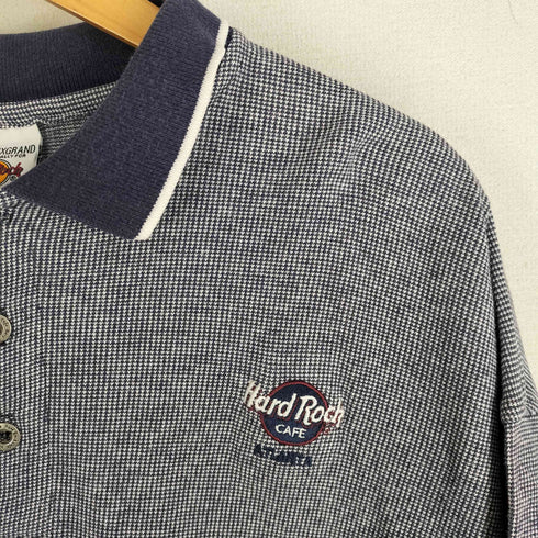 ハードロックカフェ Hard Rock Cafe 90-00S メキシコ製 ロゴ刺繍 半袖ポロシャツ ATLANTA メンズ import:XL