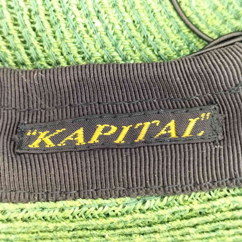 キャピタル KAPITAL ABACA マニラ麻 リネンベレー帽 レディース ONE SIZE