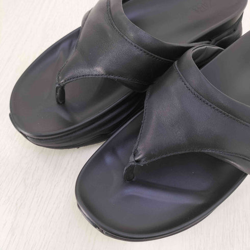 ザラ ZARA VIBRAMソール 厚底 レザーサンダル メンズ JPN:27