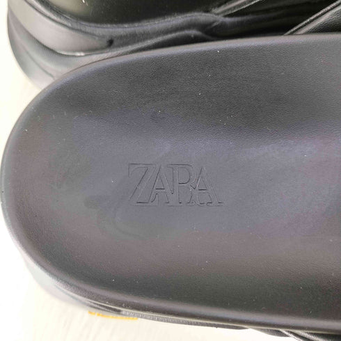 ザラ ZARA VIBRAMソール 厚底 レザーサンダル メンズ JPN:27