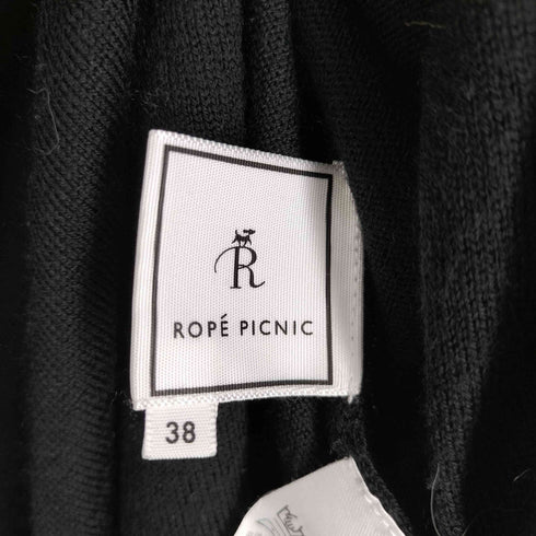 ロペピクニック Rope Picnic ×Akane サイドスリットロングニットワンピース レディース 38
