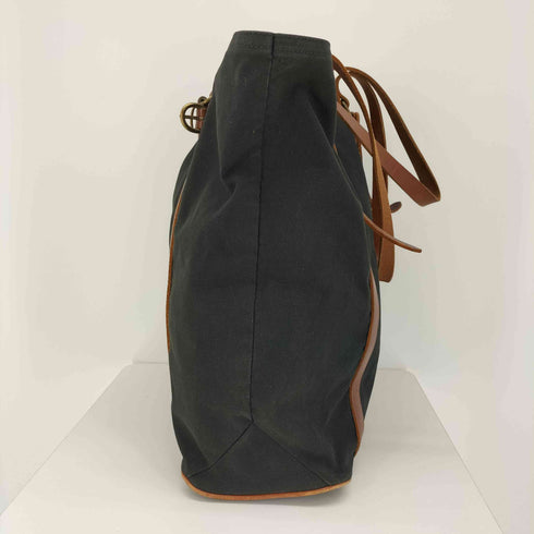イルビゾンテ IL BISONTE レザーコンビ キャンバス トートバッグ レディース ONE SIZE