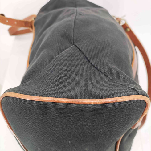 イルビゾンテ IL BISONTE レザーコンビ キャンバス トートバッグ レディース ONE SIZE
