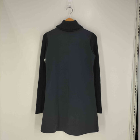フォクシーニューヨーク FOXEY NEW YORK ニット切替 タートルネック ワンピース レディース 38