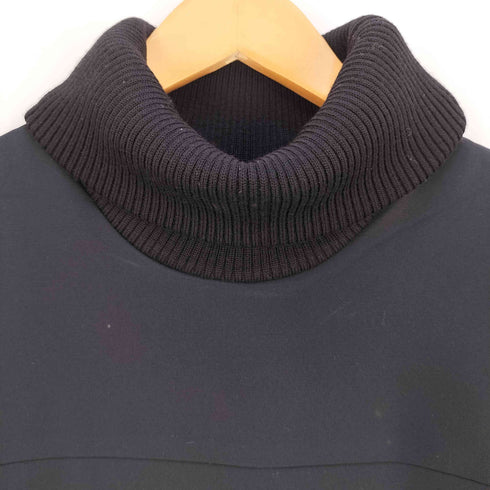 フォクシーニューヨーク FOXEY NEW YORK ニット切替 タートルネック ワンピース レディース 38