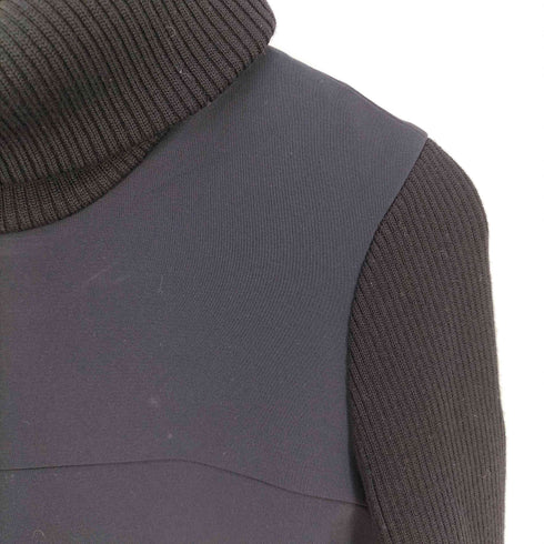 フォクシーニューヨーク FOXEY NEW YORK ニット切替 タートルネック ワンピース レディース 38