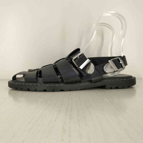 ザラ ZARA スタッズ レザー グルカサンダル メンズ JPN:26.5