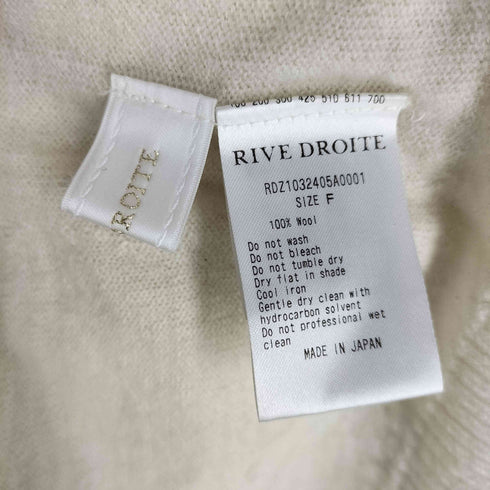 リヴドロワ RIVE DROITE 23aw ウール100コクーンタートルニット レディース FREE