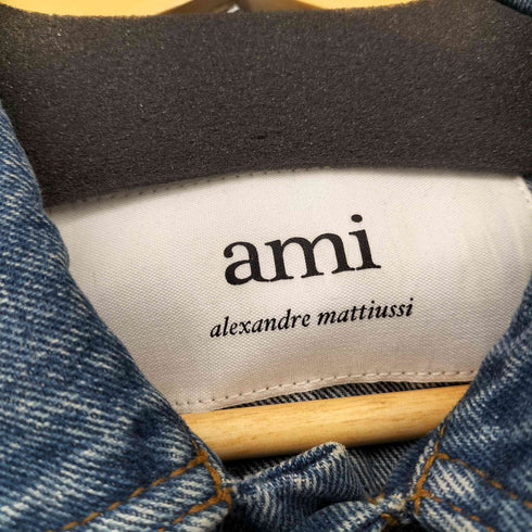 アミアレクサンドルマテュッシ AMI ALEXANDRE MATTIUSSI ステッチ ディテール デニム ジャケット メンズ JPN:M