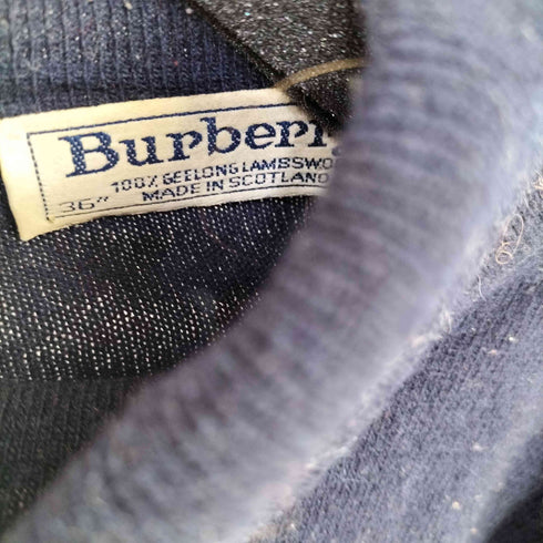 バーバリーズ BURBERRYS アーガイル タートルネックニット レディース 36