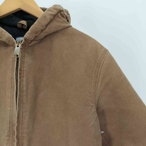カーハート Carhartt 00S メキシコ製 ACTIVE JACKET アクティブ ジャケット ダック ジップアップ パーカー 裏地 フリース キルティング ユニセックス レディース import:XL