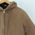 カーハート Carhartt 00S メキシコ製 ACTIVE JACKET アクティブ ジャケット ダック ジップアップ パーカー 裏地 フリース キルティング ユニセックス レディース import:XL