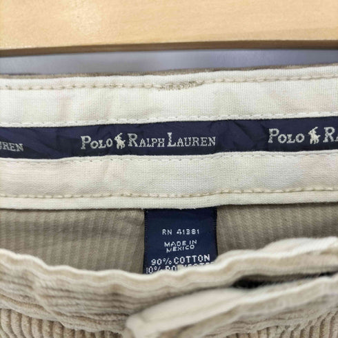 ポロラルフローレン POLO RALPH LAUREN コーデュロイ 2タック パンツ メンズ 38×32