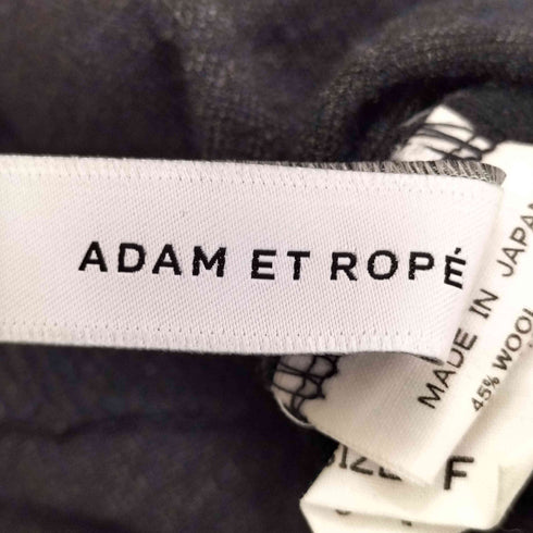 アダムエロペ Adam et Rope カルゼジャージーベルト付きトップス レディース FREE