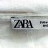 ザラ ZARA ギャザー Vネック 五分袖ワンピース レディース import:M