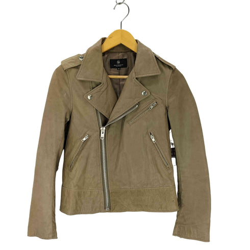 ビューティーアンドユースユナイテッドアローズ BEAUTY & YOUTH UNITED ARROWS ラムレザーダブルライダースジャケット レディース M