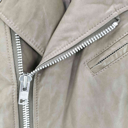 ビューティーアンドユースユナイテッドアローズ BEAUTY & YOUTH UNITED ARROWS ラムレザーダブルライダースジャケット レディース M