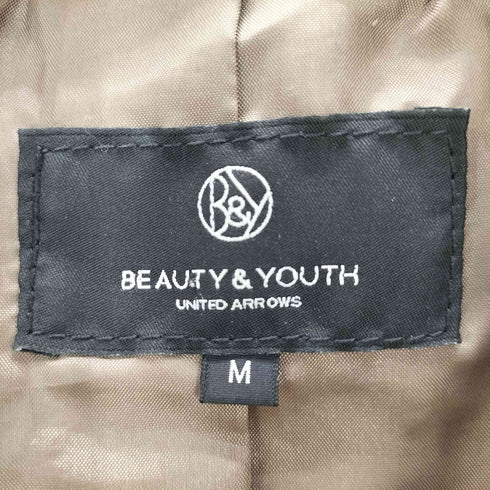 ビューティーアンドユースユナイテッドアローズ BEAUTY & YOUTH UNITED ARROWS ラムレザーダブルライダースジャケット レディース M