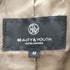 ビューティーアンドユースユナイテッドアローズ BEAUTY & YOUTH UNITED ARROWS ラムレザーダブルライダースジャケット レディース M