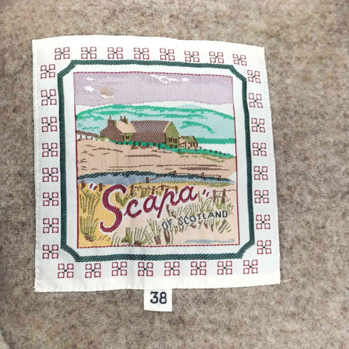 スキャパオブスコットランド Scapa OF SCOTLAND レイヤー ニットジャケット レディース 38