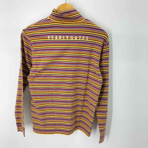 パーリーゲイツ PEARLY GATES プリントタートルネックL/S Tシャツ ゴルフ メンズ JPN:4