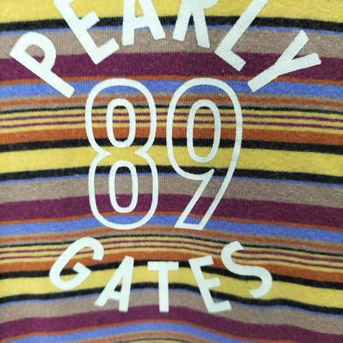 パーリーゲイツ PEARLY GATES プリントタートルネックL/S Tシャツ ゴルフ メンズ JPN:4