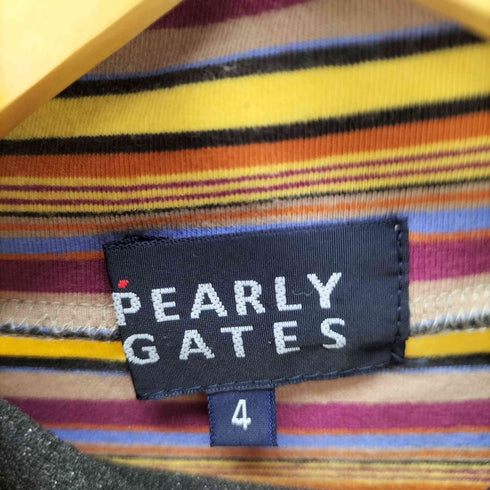 パーリーゲイツ PEARLY GATES プリントタートルネックL/S Tシャツ ゴルフ メンズ JPN:4