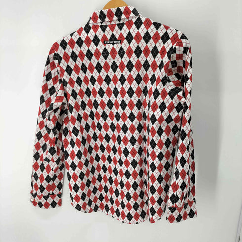 パーリーゲイツ PEARLY GATES アーガイルチェックボタンダウンL/Sポロシャツ ゴルフ メンズ JPN:4