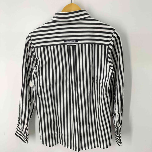 パーリーゲイツ PEARLY GATES ロゴワッペンストライプボタンダウンL/Sポロシャツ ゴルフ メンズ JPN:4