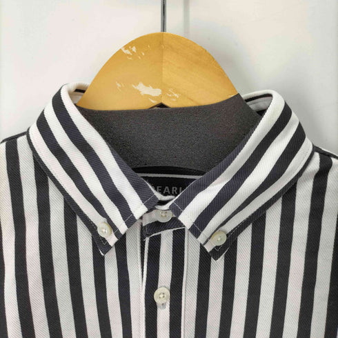 パーリーゲイツ PEARLY GATES ロゴワッペンストライプボタンダウンL/Sポロシャツ ゴルフ メンズ JPN:4