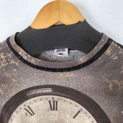 ジャンポールゴルチエオム Jean Paul GAULTIER HOMME 00s 03AW Clockwork Full Print Longsleeve 総柄プリントL/S Tシャツ メンズ EUR:48