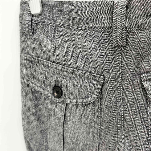 ピーエスポールスミス PS Paul Smith ヘリンボーンノータックテーパードスラックス メンズ JPN:S