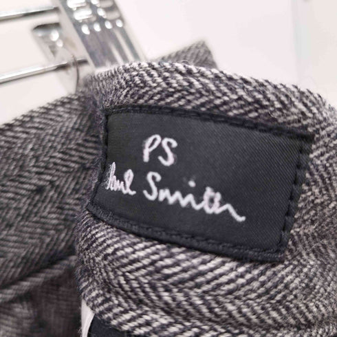 ピーエスポールスミス PS Paul Smith ヘリンボーンノータックテーパードスラックス メンズ JPN:S