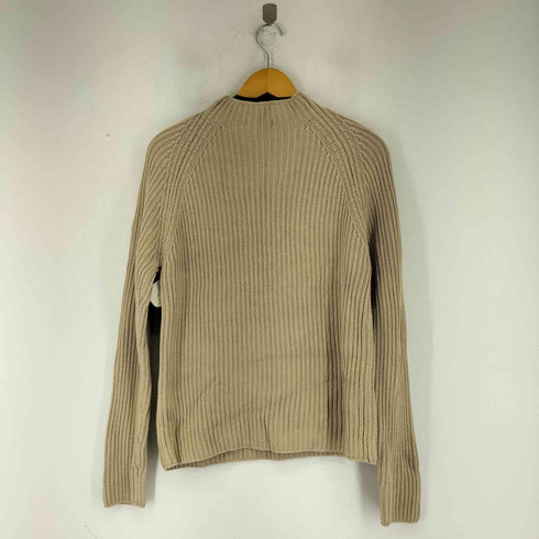 ザラ ZARA ラグラン ジップ加工 ハイネックニット メンズ us m