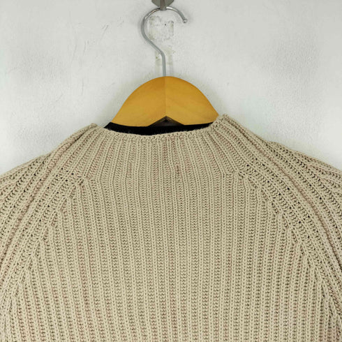 ザラ ZARA ラグラン ジップ加工 ハイネックニット メンズ us m