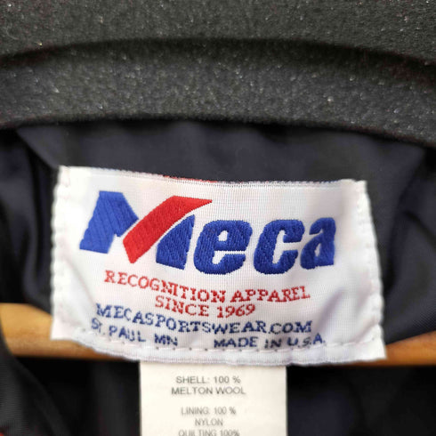 MECA SPORTSWEAR USA製 レザースリーブ スタジャン メンズ import:S