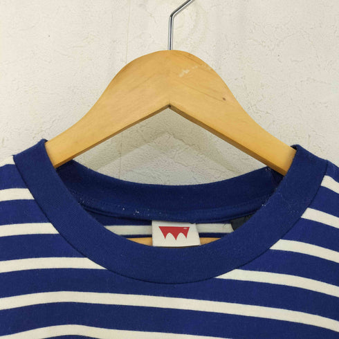 リーバイス Levis BOX TEE-CREAM AND BLUE メンズ import:S