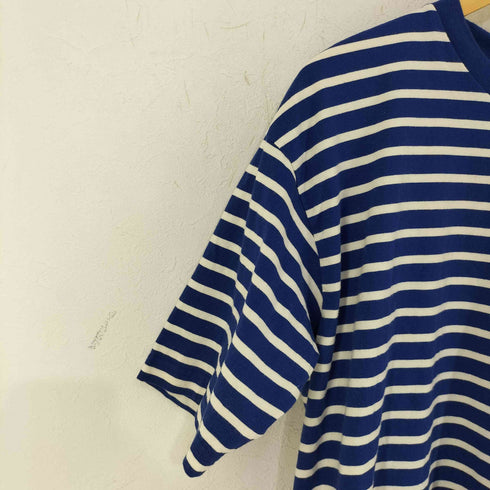 リーバイス Levis BOX TEE-CREAM AND BLUE メンズ import:S