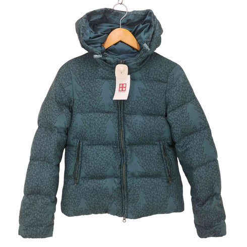 マーブルシュッド Marble Sud 総柄プリントダウンジャケット レディース