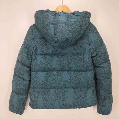 マーブルシュッド Marble Sud 総柄プリントダウンジャケット レディース