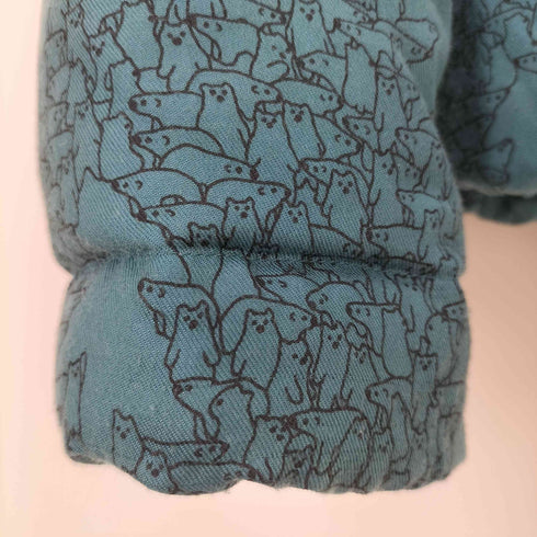 マーブルシュッド Marble Sud 総柄プリントダウンジャケット レディース