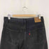 リーバイス Levis XL STRAIGHT ブラック INFLUENTIAL LADY クロップドリメイク レディース 28inch