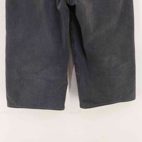 リーバイス Levis XL STRAIGHT ブラック INFLUENTIAL LADY クロップドリメイク レディース 28inch
