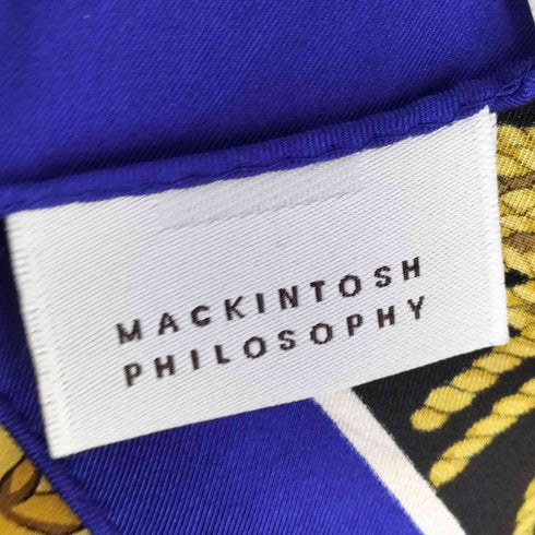 マッキントッシュフィロソフィー MACKINTOSH PHILOSOPHY 総柄シルクスカーフ レディース