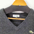 シュミーズラコステ CHEMISE LACOSTE ウール100%ロゴワッペンクロップドVネックセーター レディース JPN:3