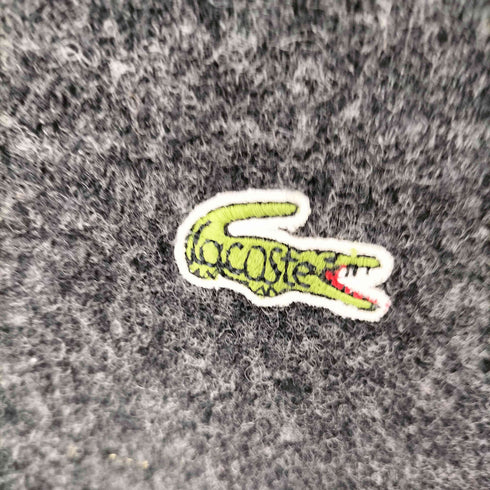 シュミーズラコステ CHEMISE LACOSTE ウール100%ロゴワッペンクロップドVネックセーター レディース JPN:3