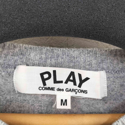 プレイコムデギャルソン PLAY COMME des GARCONS ハートワッペンVネックニット レディース import:M