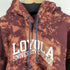 チャンピオン Champion 00s メキシコ製 3色タグ REVERSE WEAVE LOYOLA UNIVERSITY CHICAGO タイダイ加工 プルオーバーパーカー メンズ import:S